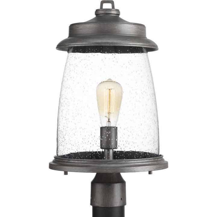Progress Lighting P540030-103 Conover One Light Post Lantern Outdoor Pewter, Nickel, Silver