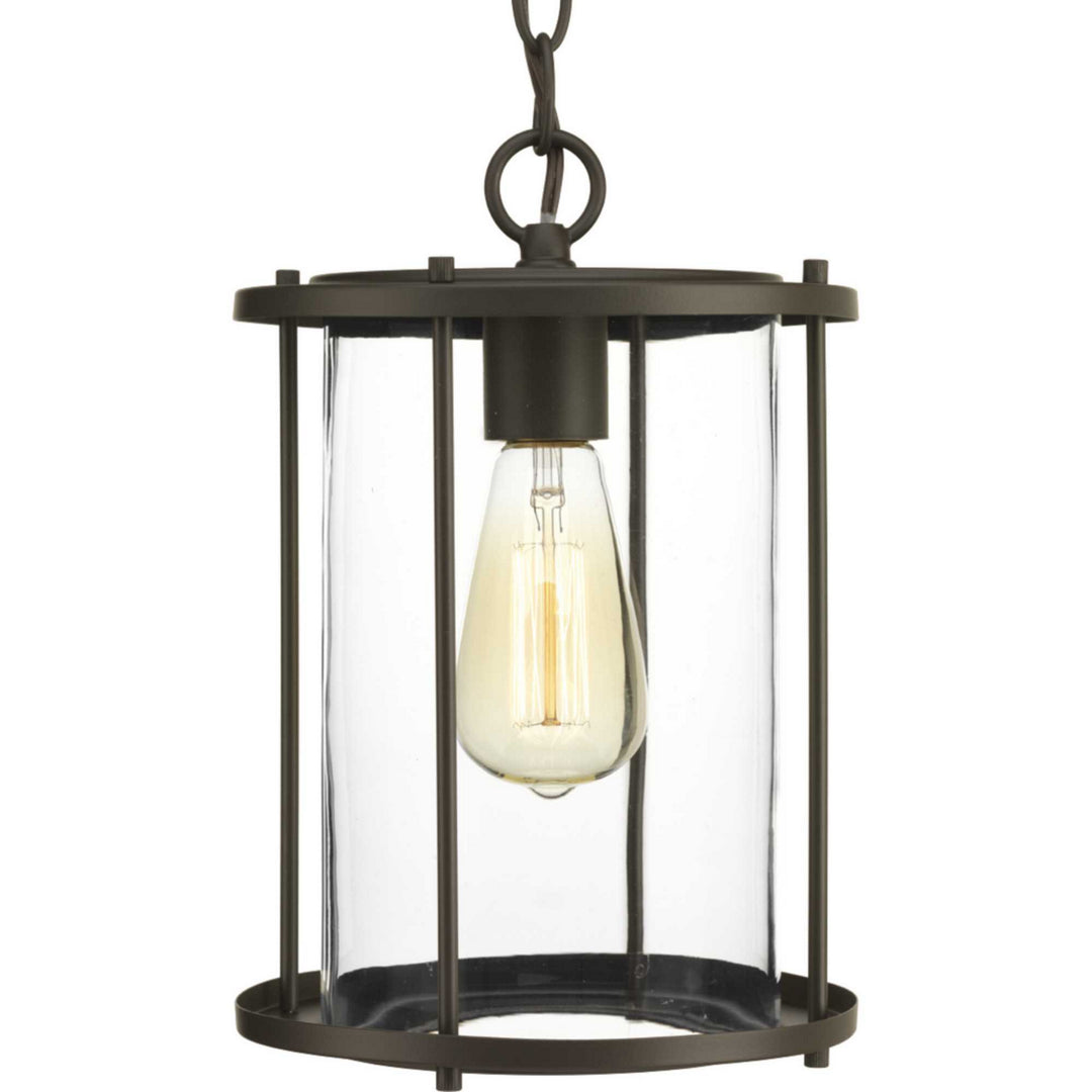 Progress Lighting P550020-020 Gunther One Light Hanging Lantern Outdoor Bronze / Dark