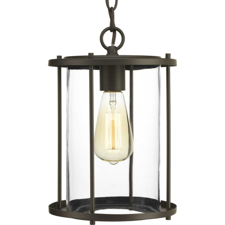 Progress Lighting P550020-020 Gunther One Light Hanging Lantern Outdoor Bronze / Dark