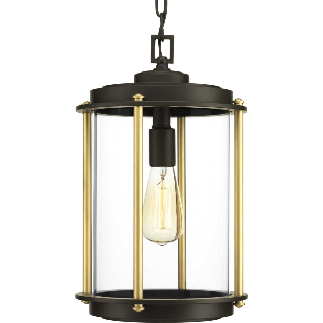 Progress Lighting P550022-129 Laine One Light Hanging Lantern Outdoor Bronze / Dark