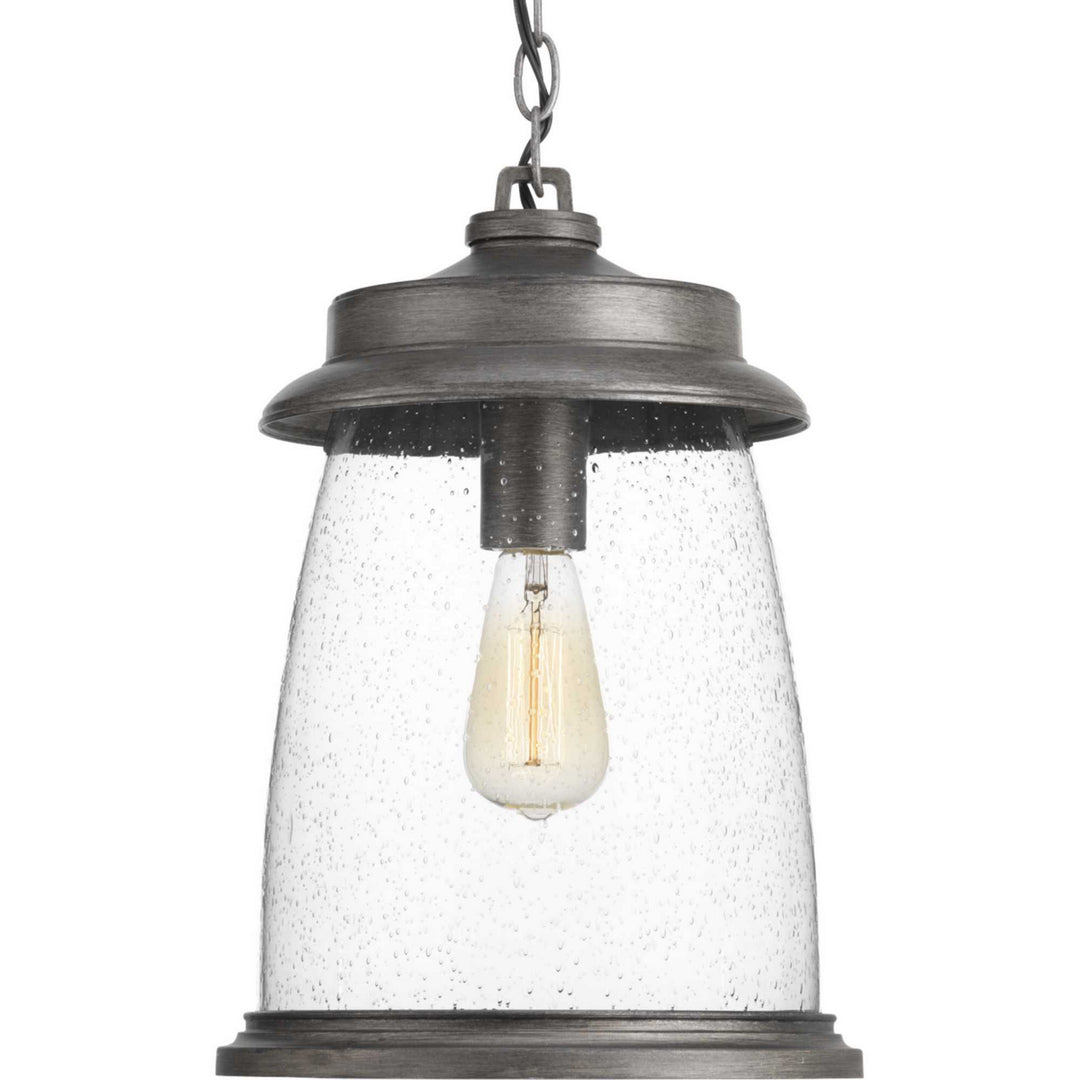 Progress Lighting P550030-103 Conover One Light Hanging Lantern Outdoor Pewter, Nickel, Silver