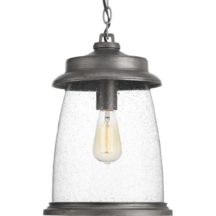 Progress Lighting P550030-103 Conover One Light Hanging Lantern Outdoor Pewter, Nickel, Silver