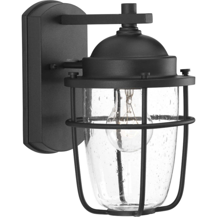 Progress Lighting P560065-031 Holcombe One Light Wall Lantern Outdoor Black