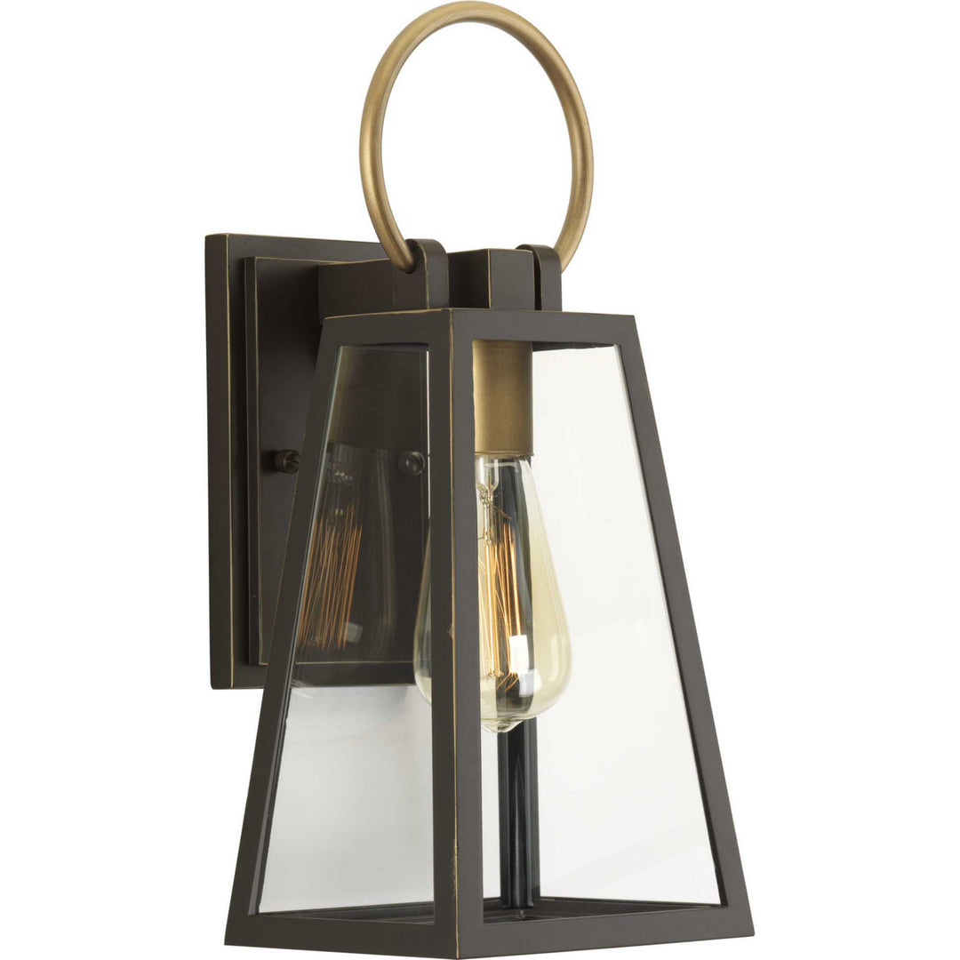 Progress Lighting P560077-020 Barnett One Light Wall Lantern Outdoor Bronze / Dark