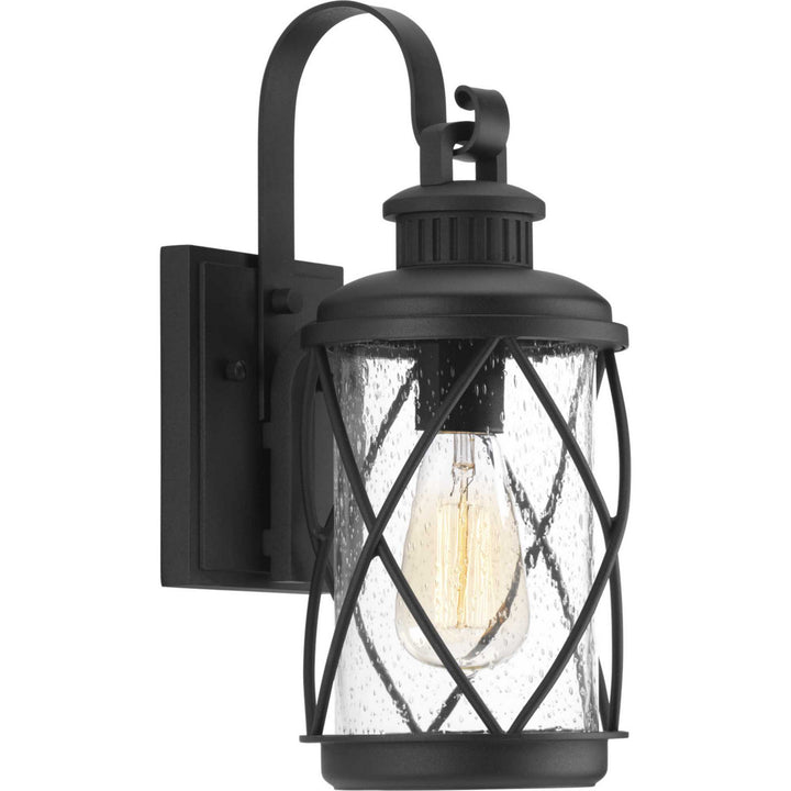 Progress Lighting P560080-031 Hollingsworth One Light Wall Lantern Outdoor Black
