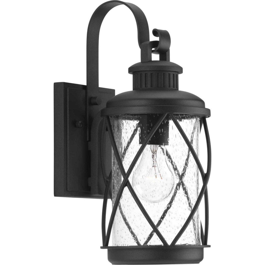 Progress Lighting P560080-031 Hollingsworth One Light Wall Lantern Outdoor Black