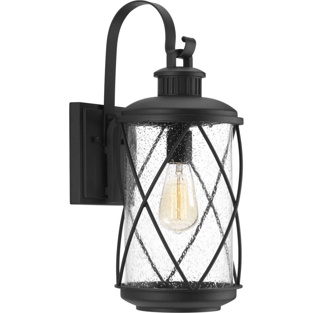 Progress Lighting P560081-031 Hollingsworth One Light Wall Lantern Outdoor Black