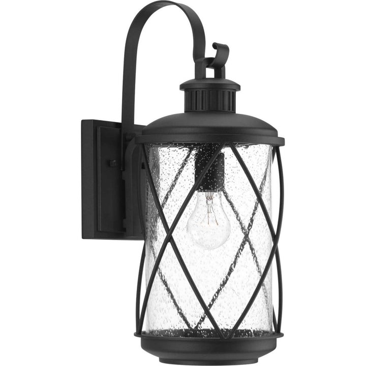 Progress Lighting P560081-031 Hollingsworth One Light Wall Lantern Outdoor Black