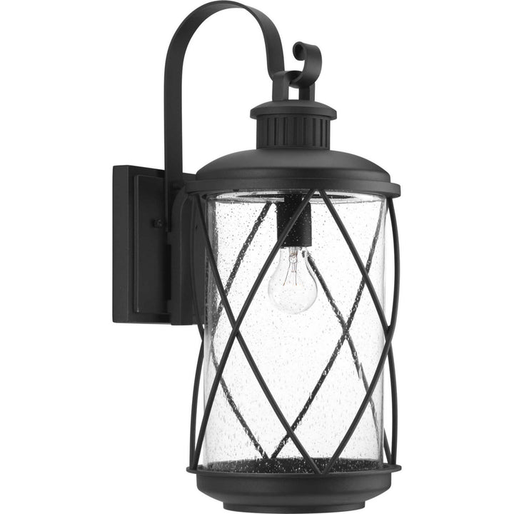 Progress Lighting P560082-031 Hollingsworth One Light Wall Lantern Outdoor Black