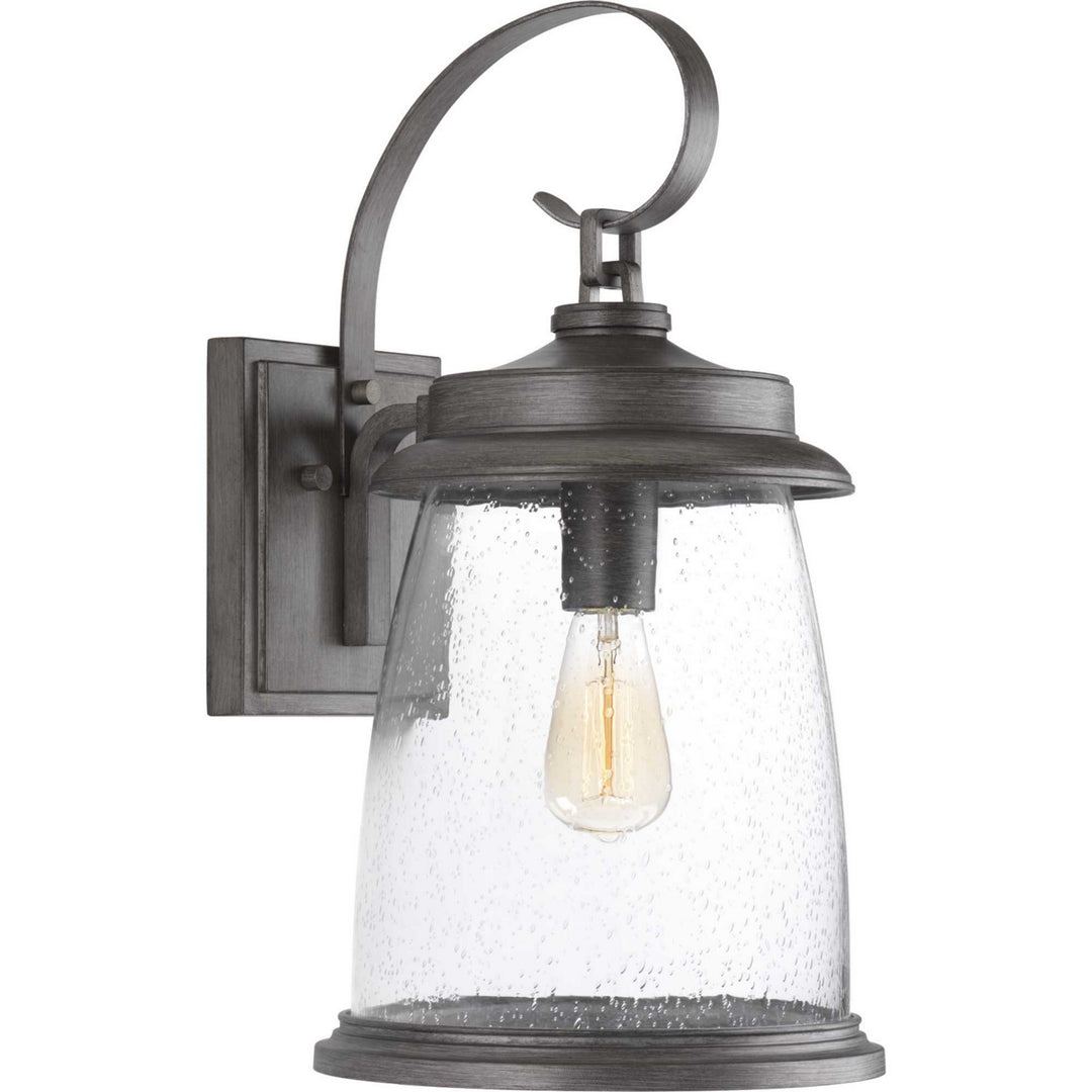 Progress Lighting P560085-103 Conover One Light Wall Lantern Outdoor Pewter, Nickel, Silver