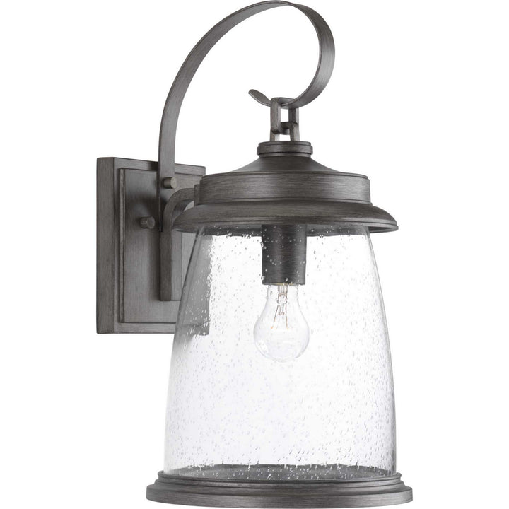 Progress Lighting P560085-103 Conover One Light Wall Lantern Outdoor Pewter, Nickel, Silver