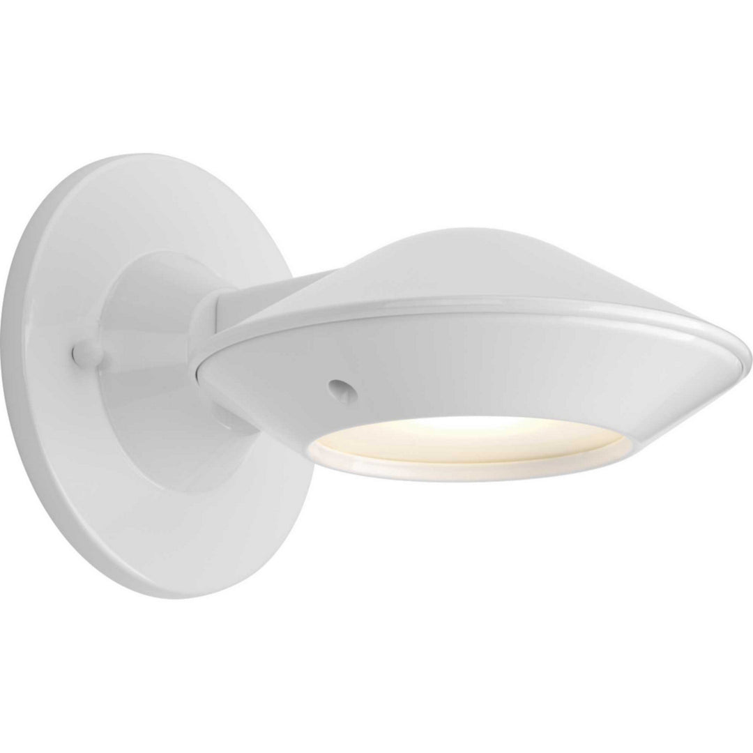 Progress Lighting P560090-030-30K Strata Led Led Wall Lantern Outdoor White