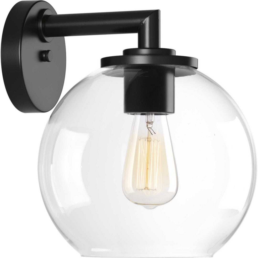 Progress Lighting P560092-031 Globe Lanterns One Light Wall Lantern Outdoor Black