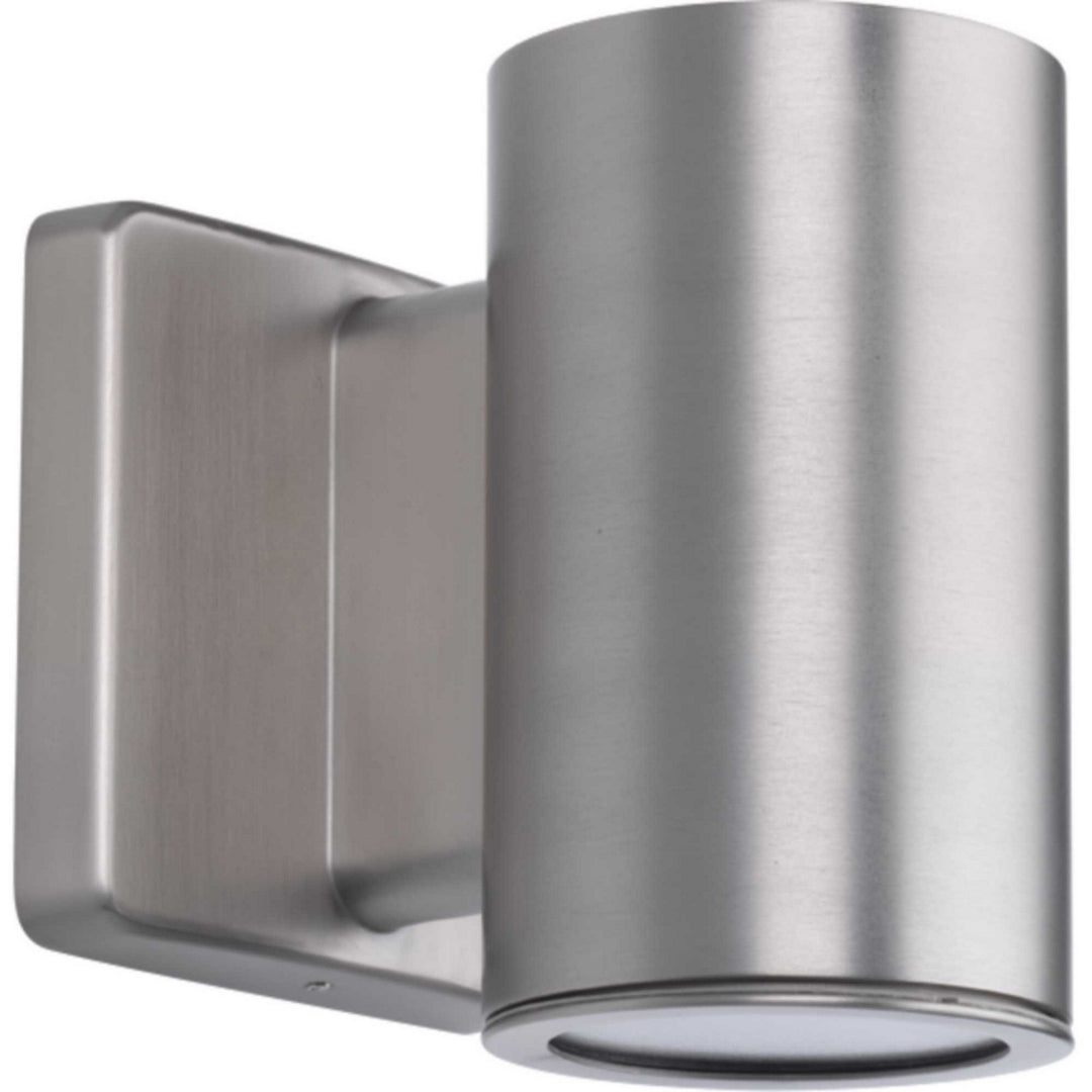 Progress Lighting P563000-147-30K 3In Cylinders Led Wall Lantern Outdoor Pewter, Nickel, Silver