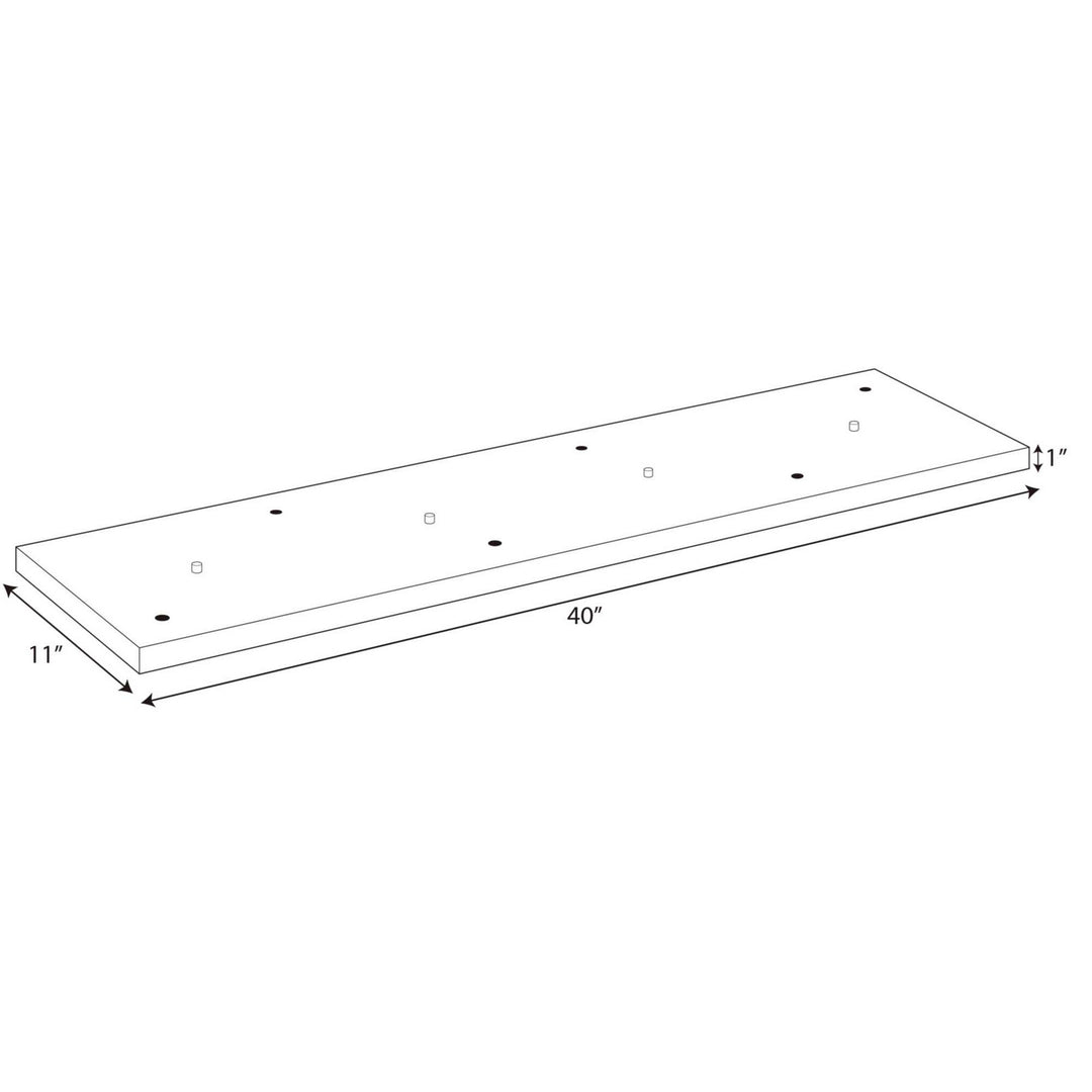 Progress Lighting P860005-020 Accessory Canopy Canopy Decor Bronze / Dark