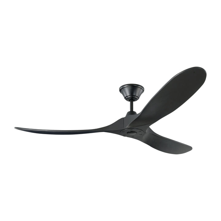 Visual Comfort Fan Maverick 60 3MAVR60BKBK Ceiling Fan - Matte Black, Matte Black/Matte Black/