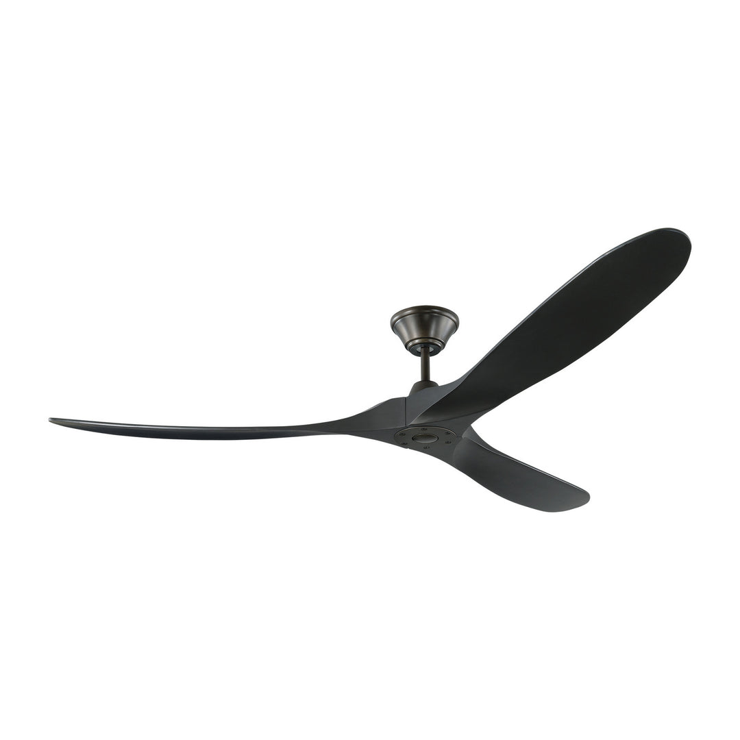 Visual Comfort Fan Maverick 70 3MAVR70BKBK Ceiling Fan - Matte Black, Matte Black/Matte Black/