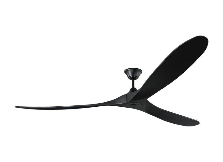 Visual Comfort Fan Maverick 88 3MAVR88BKBK Ceiling Fan - Matte Black, Matte Black/Matte Black/