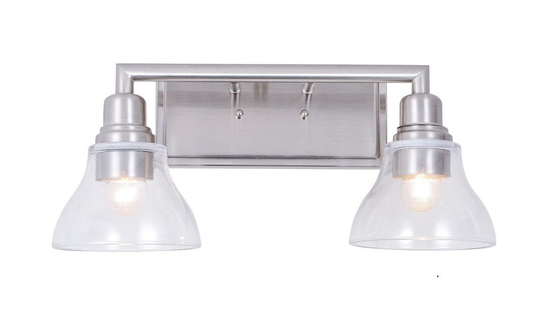 Revolution BL512BNCG Bath Vanity Light 18 in. wide - Brushed Nickel