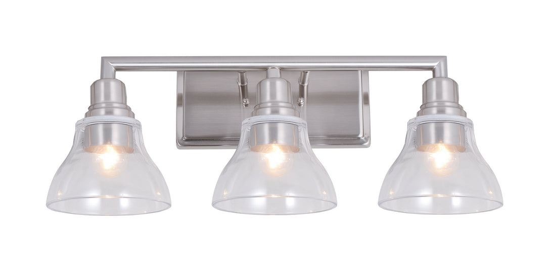 Revolution BL513BNCG Bath Vanity Light 24 in. wide - Brushed Nickel