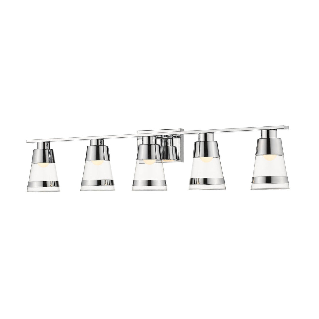 Z-Lite Ethos 1921-5V-CH-LED Bath Vanity Light 40 in. wide - Chrome