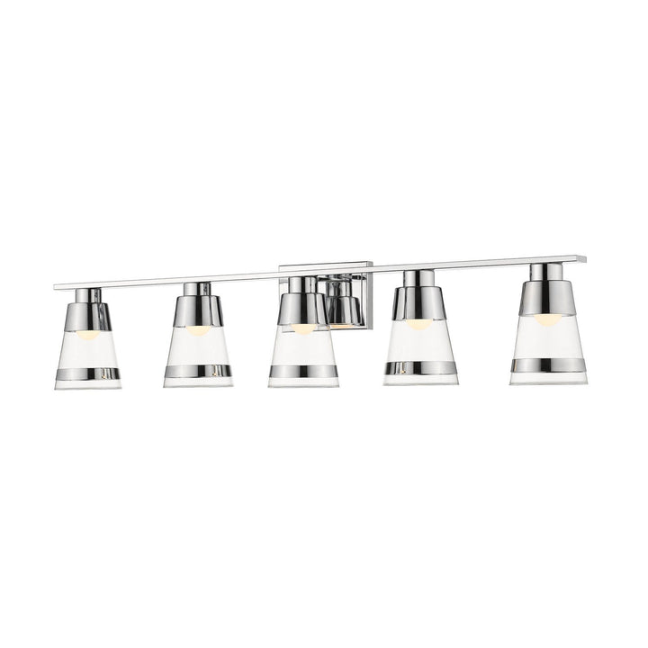 Z-Lite Ethos 1921-5V-CH-LED Bath Vanity Light 40 in. wide - Chrome