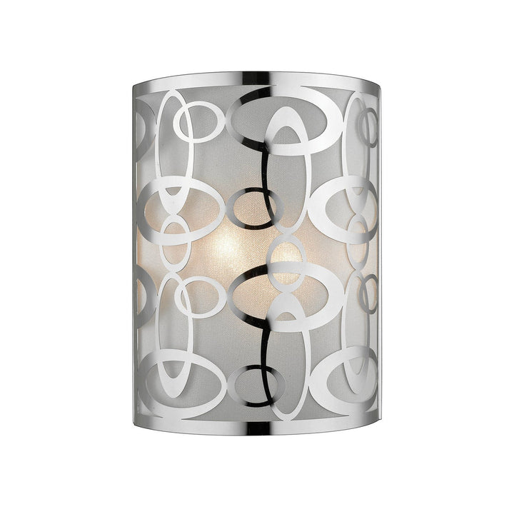 Z-Lite Opal 195-2S-CH Wall Sconce Light - Chrome