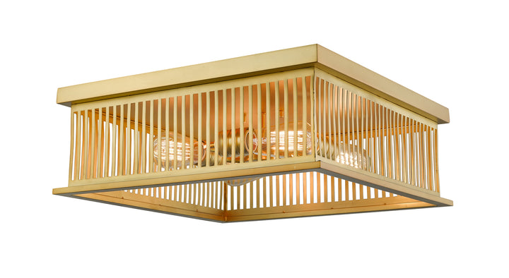 Z-Lite Camellia 333F4BR Ceiling Light - Brass