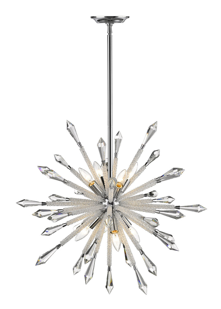 Z-Lite Soleia 4002-8 Chandelier Light - Chrome