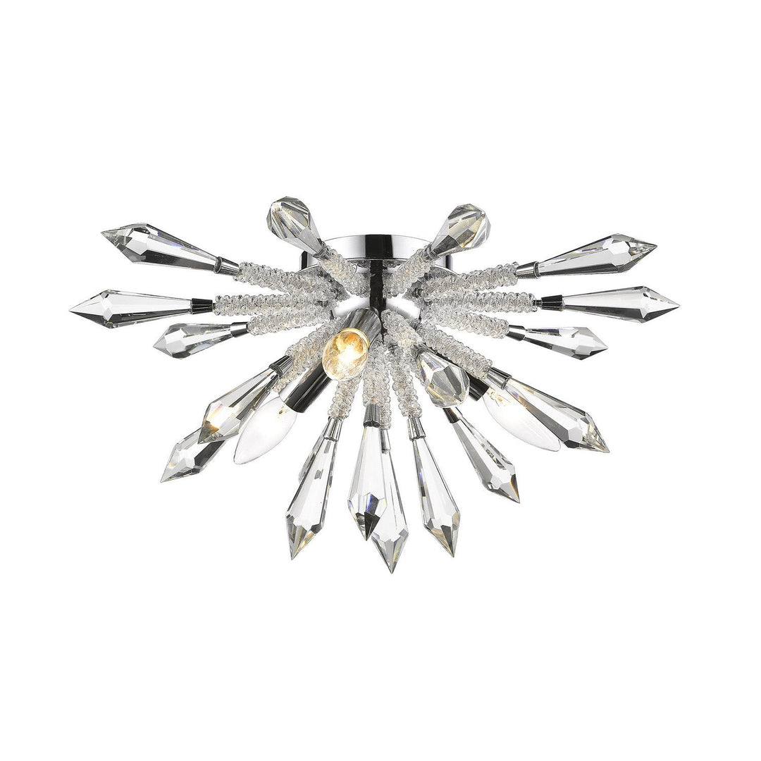 Z-Lite Soleia 4002F3 Ceiling Light - Chrome