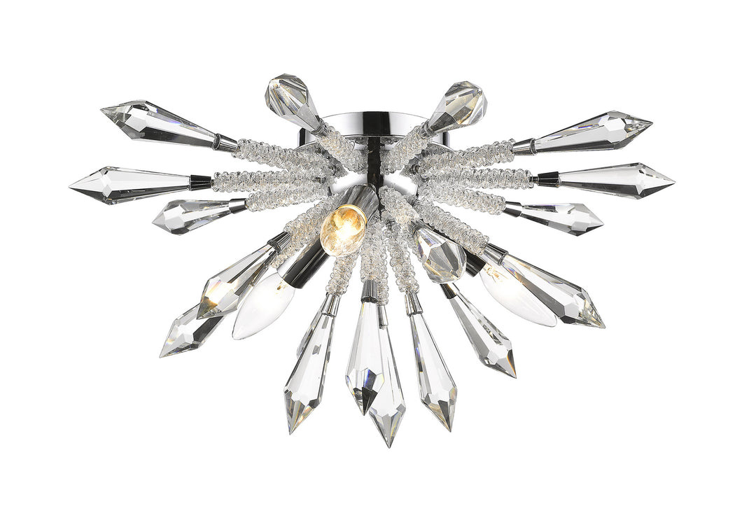 Z-Lite Soleia 4002F3 Ceiling Light - Chrome