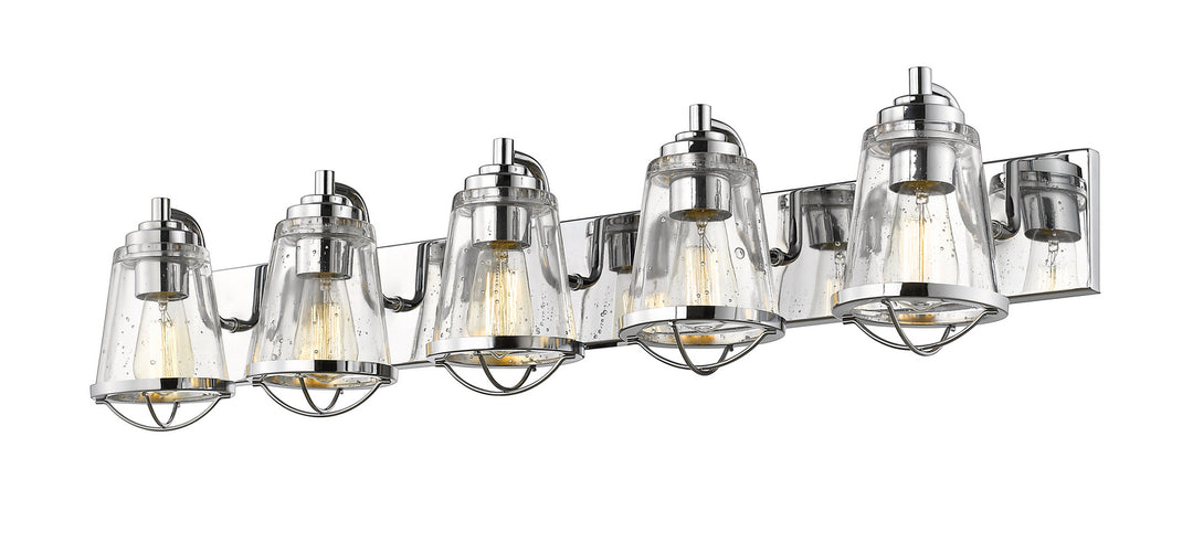 Z-Lite Mariner 444-5V-CH Bath Vanity Light 40 in. wide - Chrome