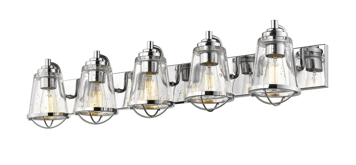 Z-Lite Mariner 444-5V-CH Bath Vanity Light 40 in. wide - Chrome