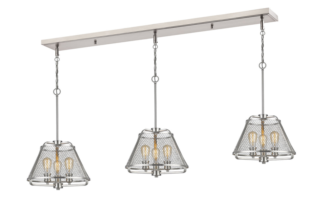 Z-Lite Iuka 451-16-3BN Pendant Light - Brushed Nickel