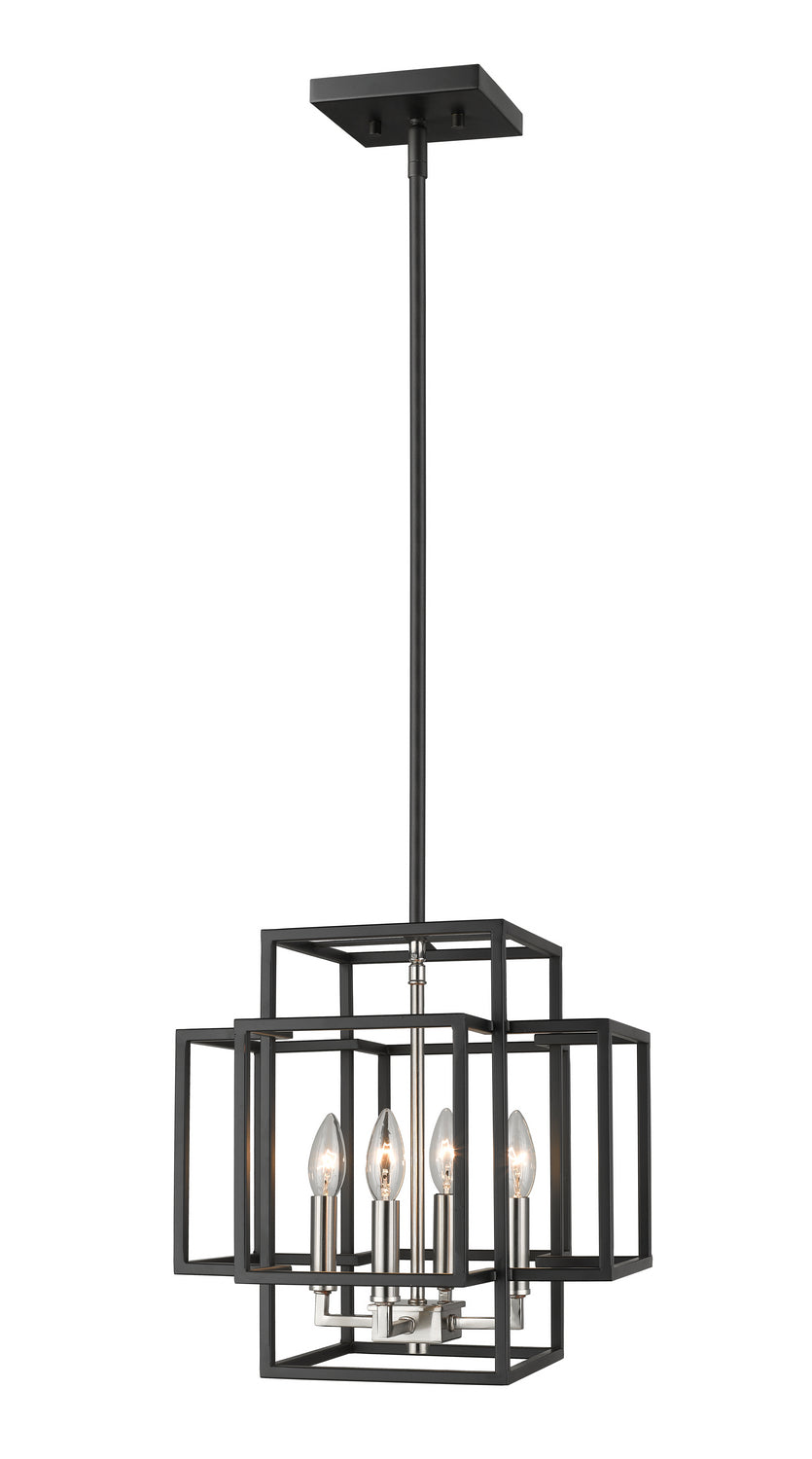 Z-Lite Titania 454-14BK-BN Pendant Light - Black / Brushed Nickel