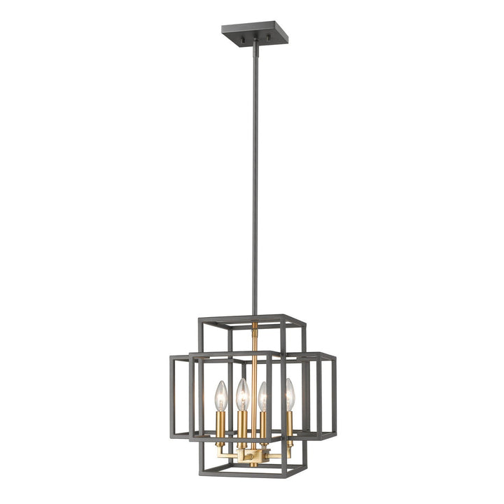 Z-Lite Titania 454-14BRZ-OBR Pendant Light - Bronze / Olde Brass