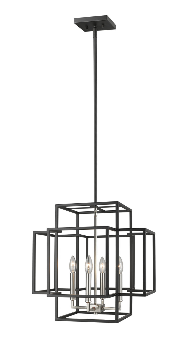 Z-Lite Titania 454-18BK-BN Pendant Light - Black / Brushed Nickel