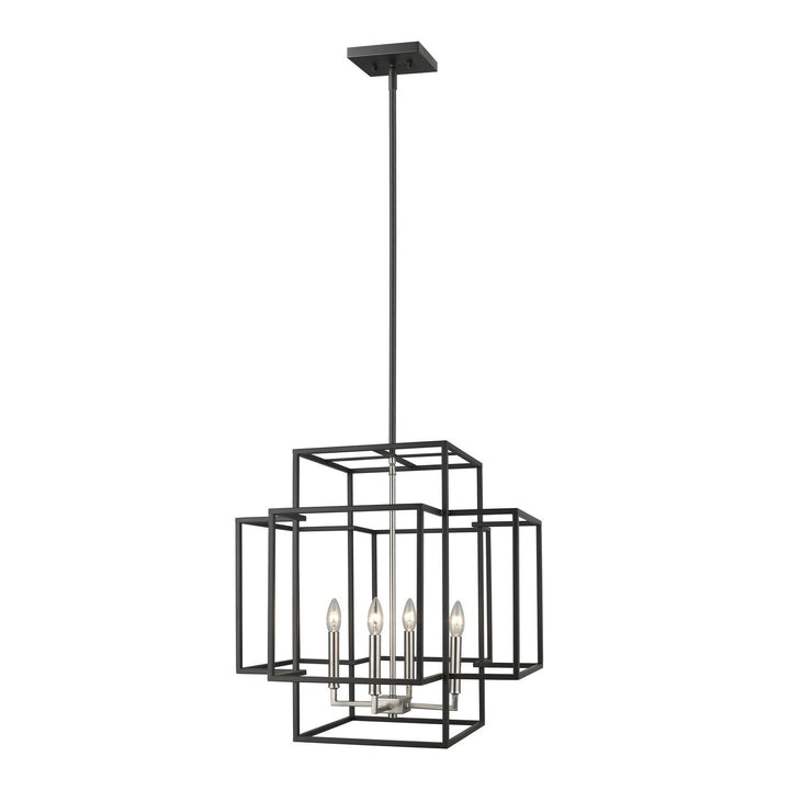 Z-Lite Titania 454-22BK-BN Pendant Light - Black / Brushed Nickel