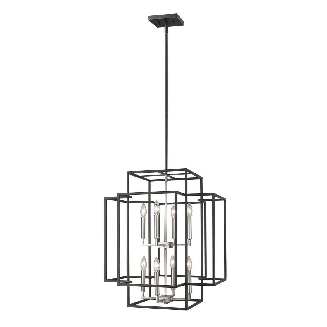 Z-Lite Titania 454-28BK-BN Pendant Light - Black / Brushed Nickel