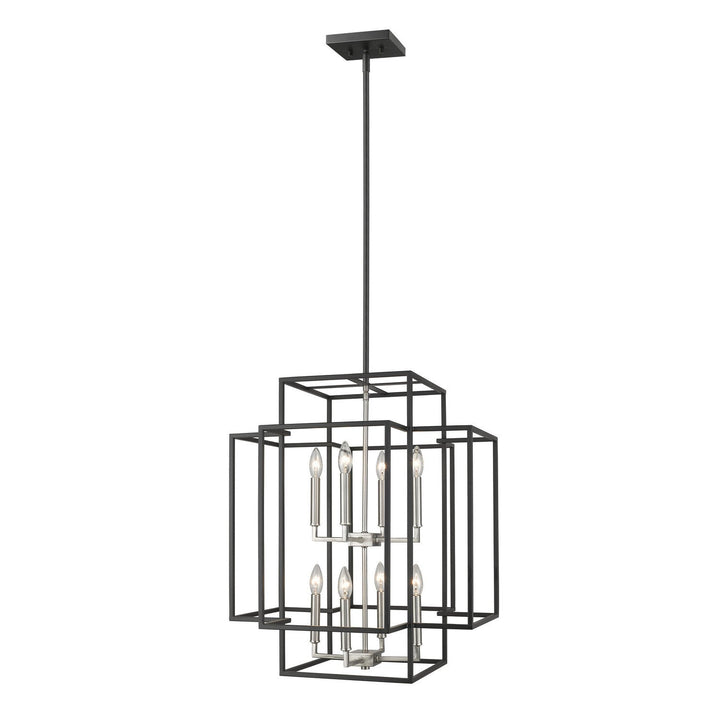 Z-Lite Titania 454-28BK-BN Pendant Light - Black / Brushed Nickel