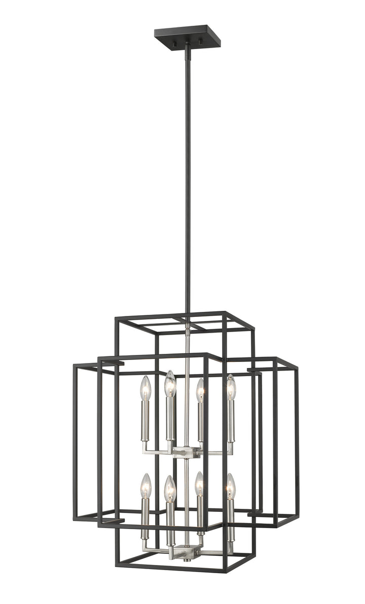 Z-Lite Titania 454-28BK-BN Pendant Light - Black / Brushed Nickel
