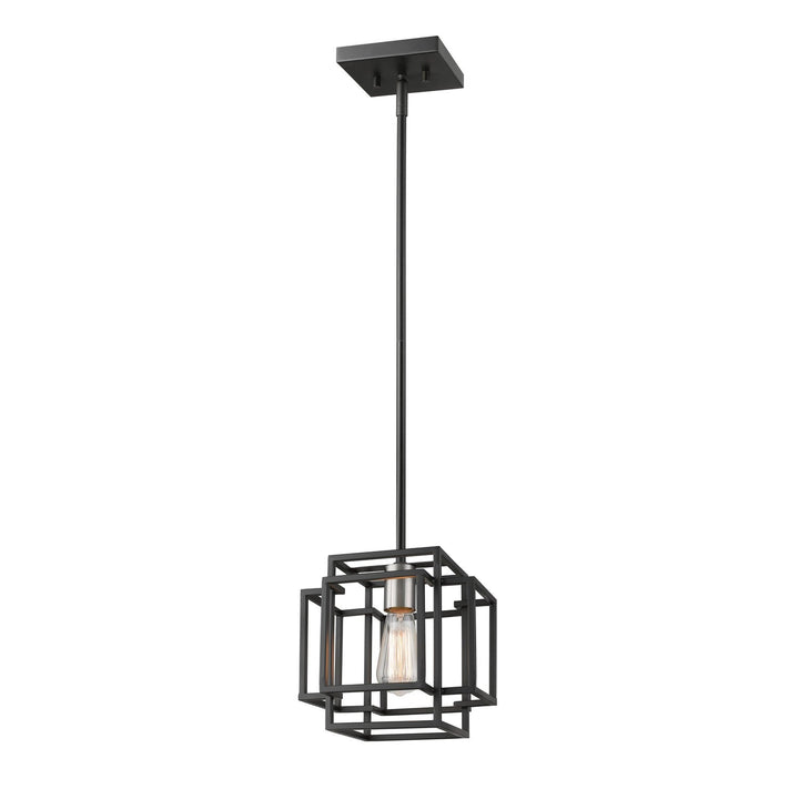 Z-Lite Titania 454MP-BK-BN Pendant Light - Black / Brushed Nickel