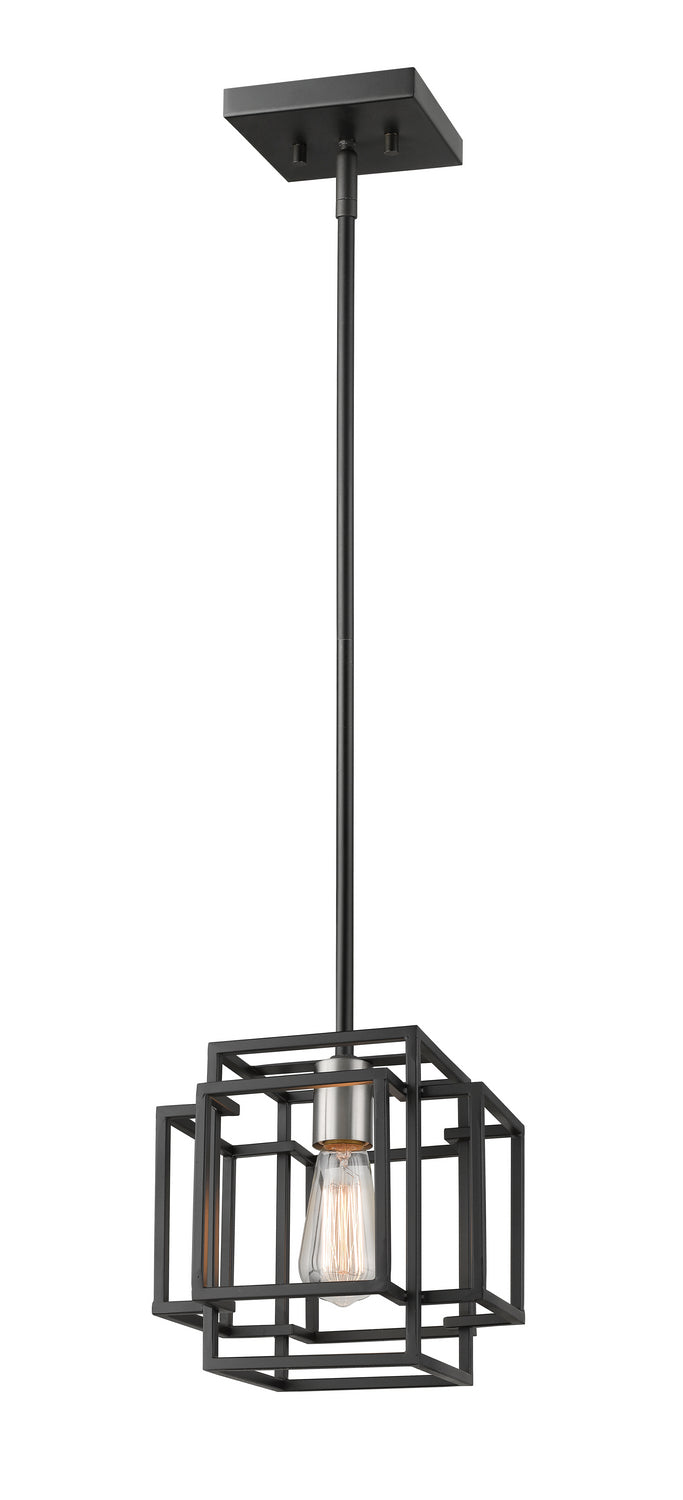 Z-Lite Titania 454MP-BK-BN Pendant Light - Black / Brushed Nickel