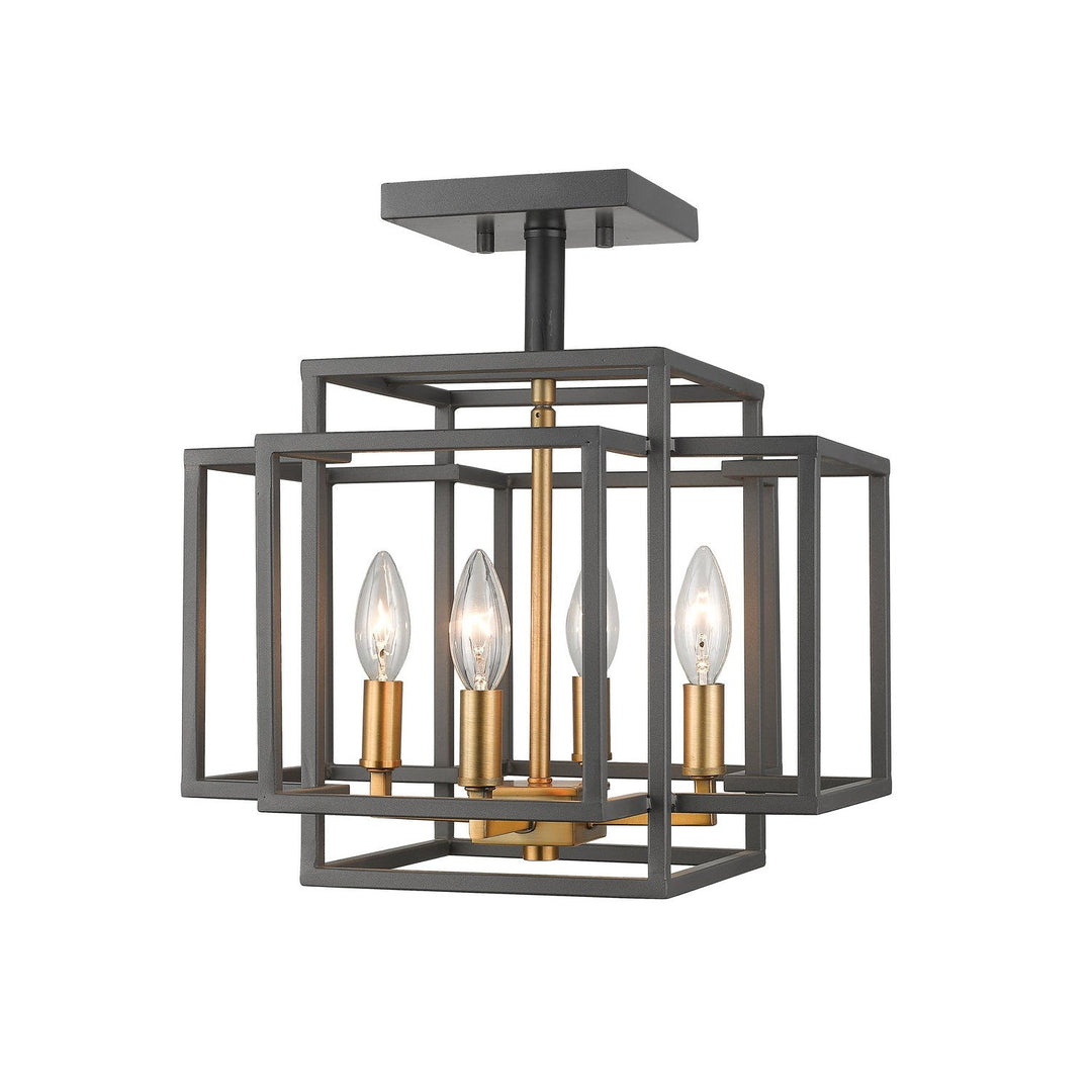 Z-Lite Titania 454SF-BRZ-OBR Ceiling Light - Bronze / Olde Brass