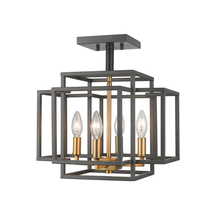 Z-Lite Titania 454SF-BRZ-OBR Ceiling Light - Bronze / Olde Brass