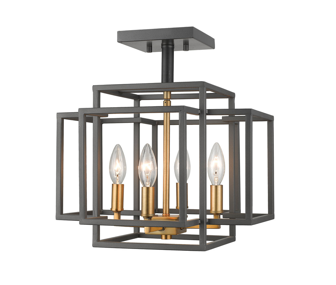 Z-Lite Titania 454SF-BRZ-OBR Ceiling Light - Bronze / Olde Brass