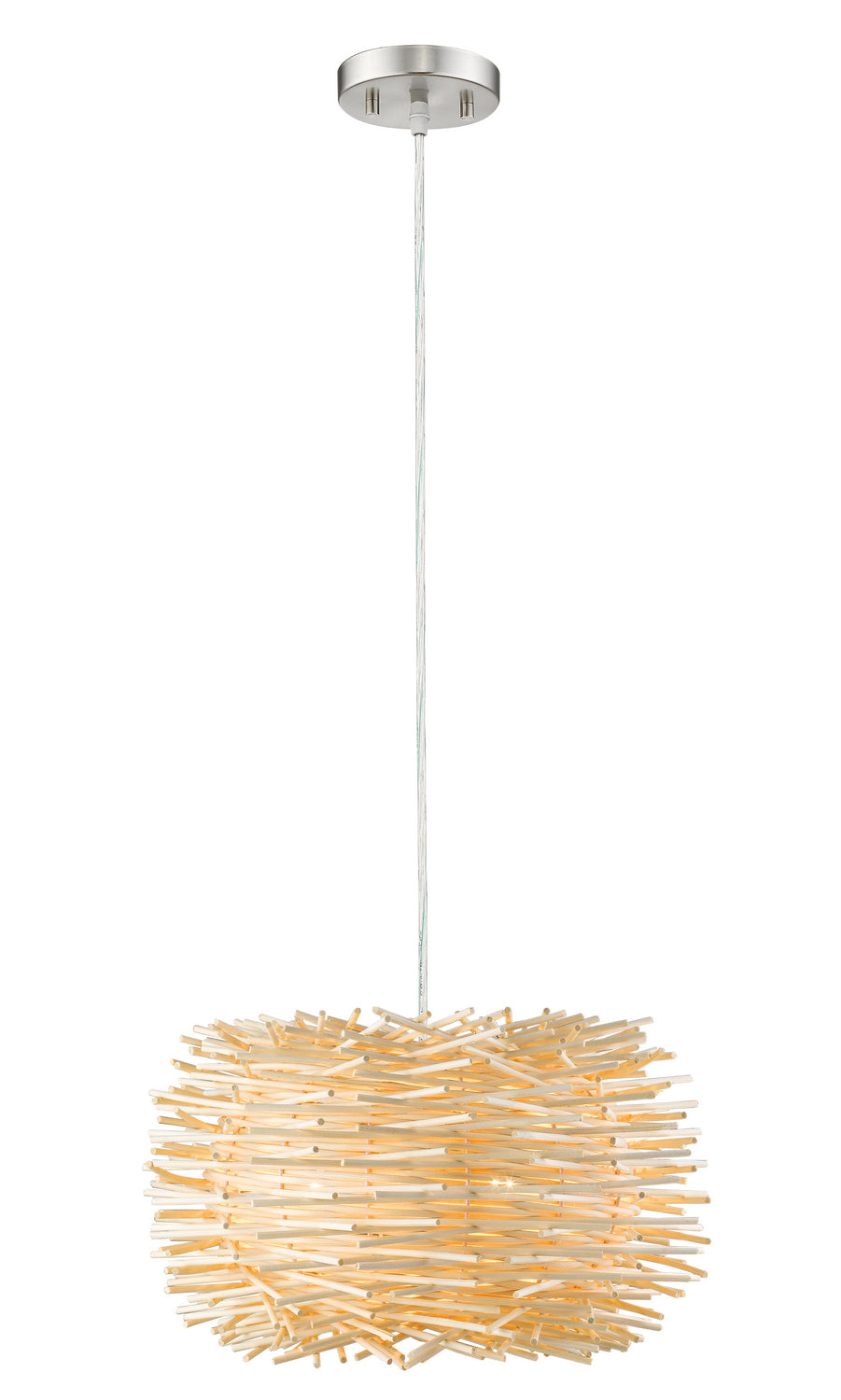 Z-Lite Sora 459-16NAT Pendant Light - Brushed Nickel