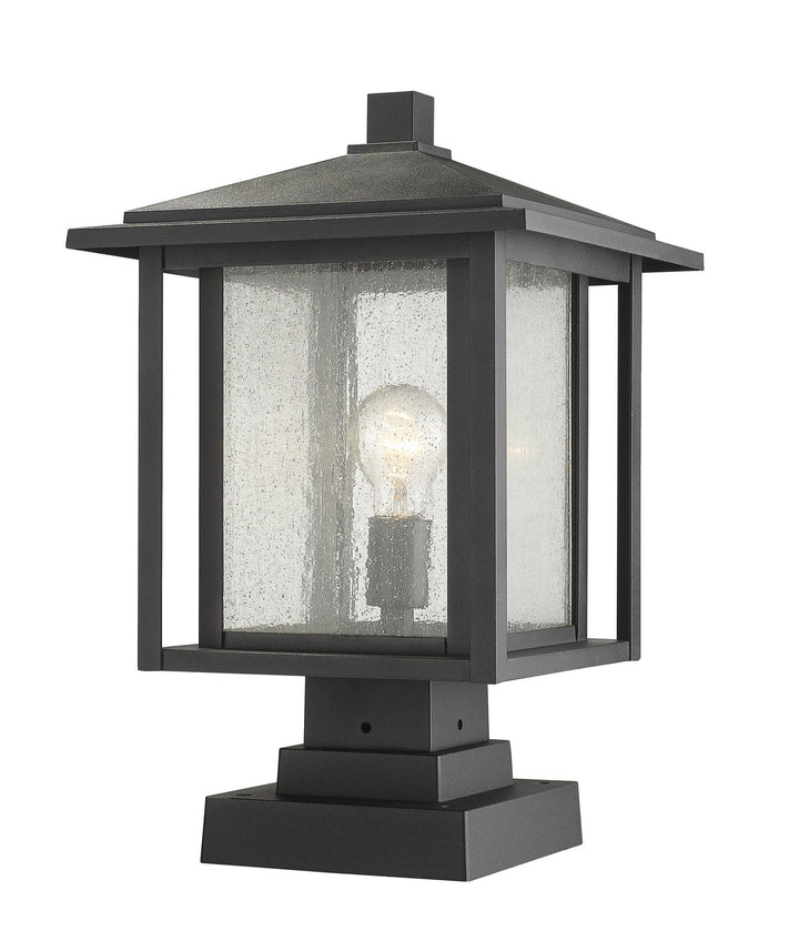 Z-Lite Lighting 554PHBS-SQPM-BK  Aspen Outdoor Black