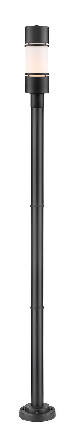 Z-Lite Lighting 560PHB-567P-BK-LED Modern Luminata Outdoor Black