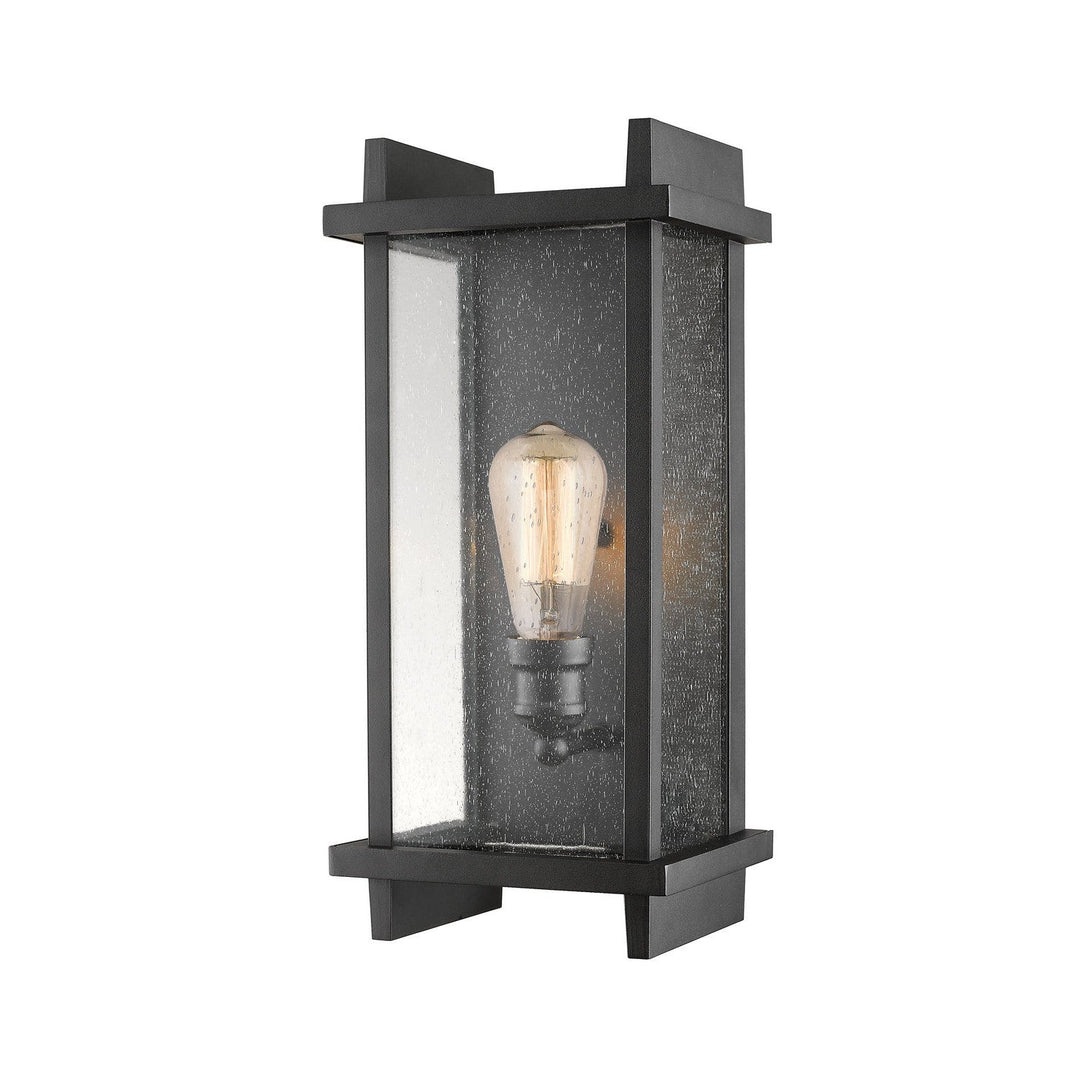 Z-Lite Lighting 565M-BK Modern Fallow Outdoor Black